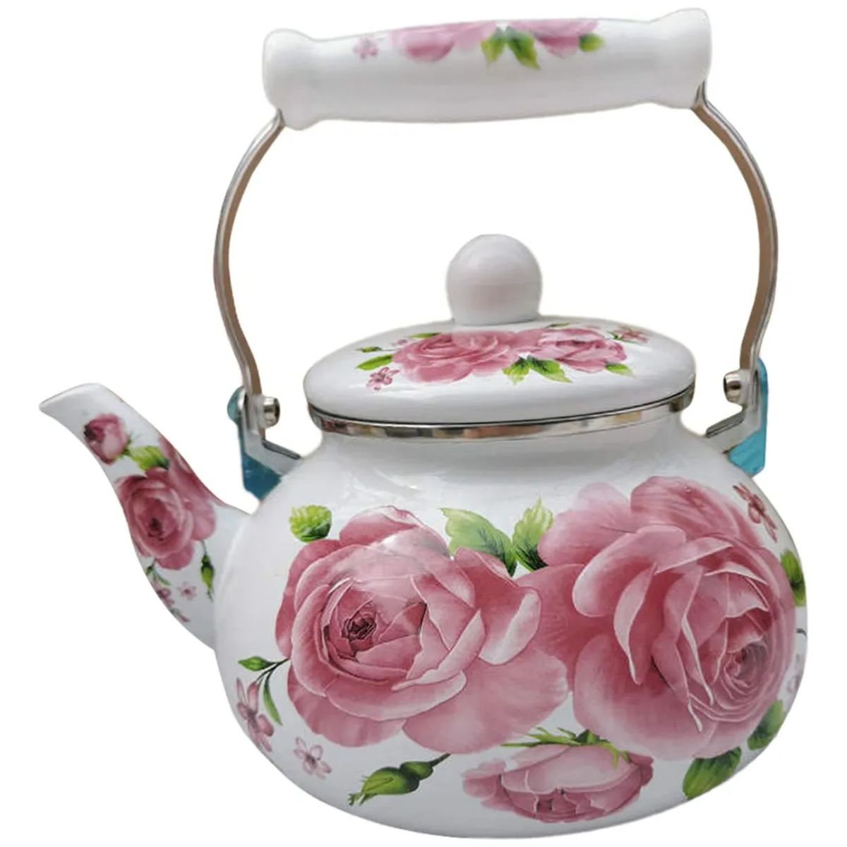 Chaleira Esmaltada Floral Vintage 2 Litros - 16807-25