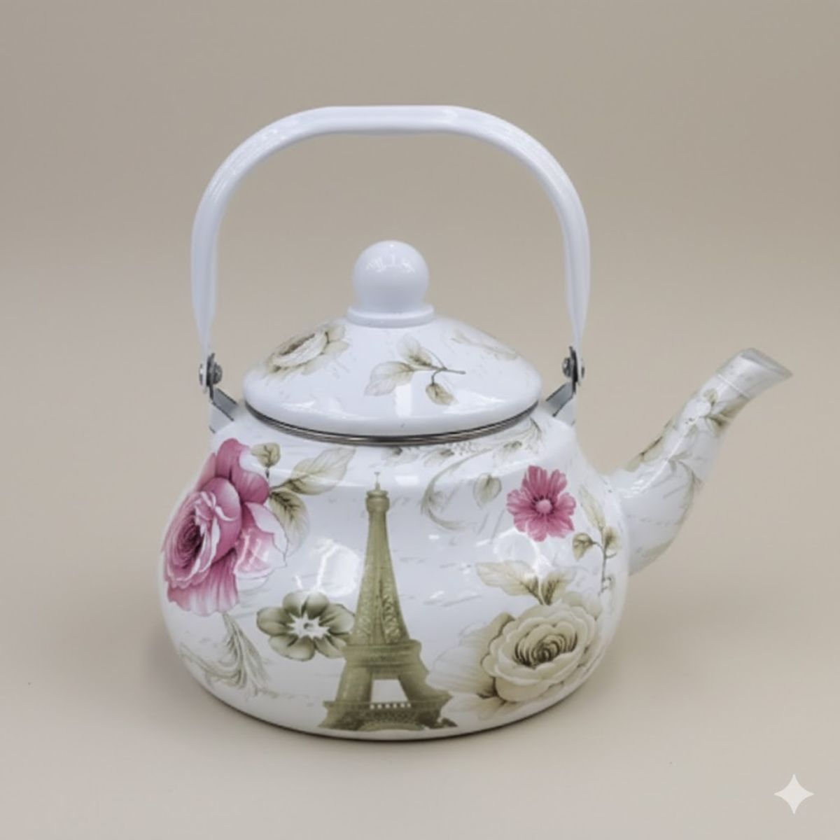Chaleira Decorativa Floral 2,5L - 16807-8