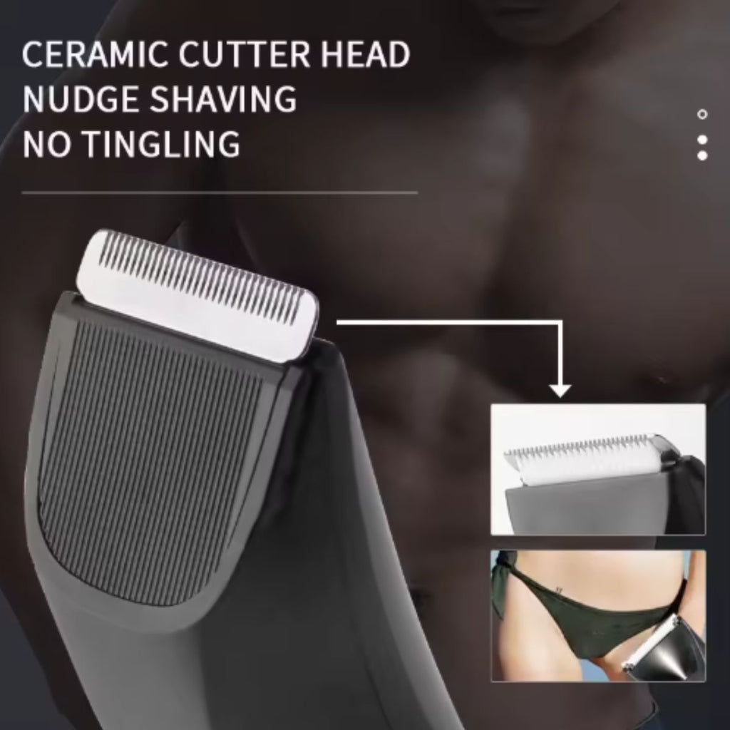 Aparador de Pelos Kemei KM-3208 à prova d'água USB sem fio