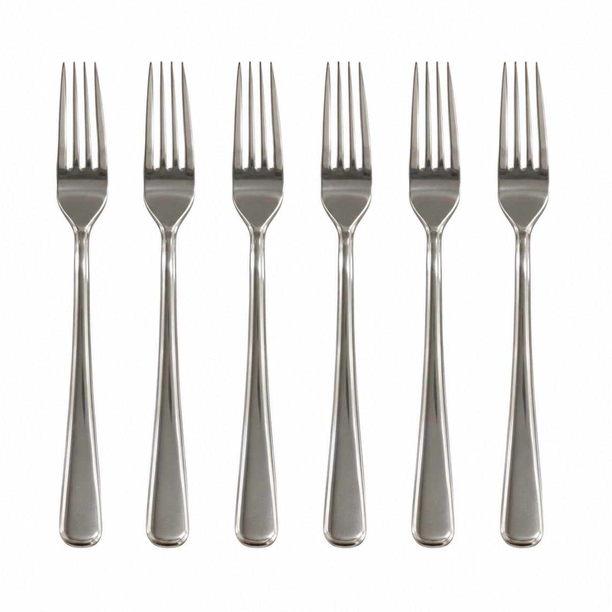 Kit 6 Garfos de Inox Prata - 479-1010-2