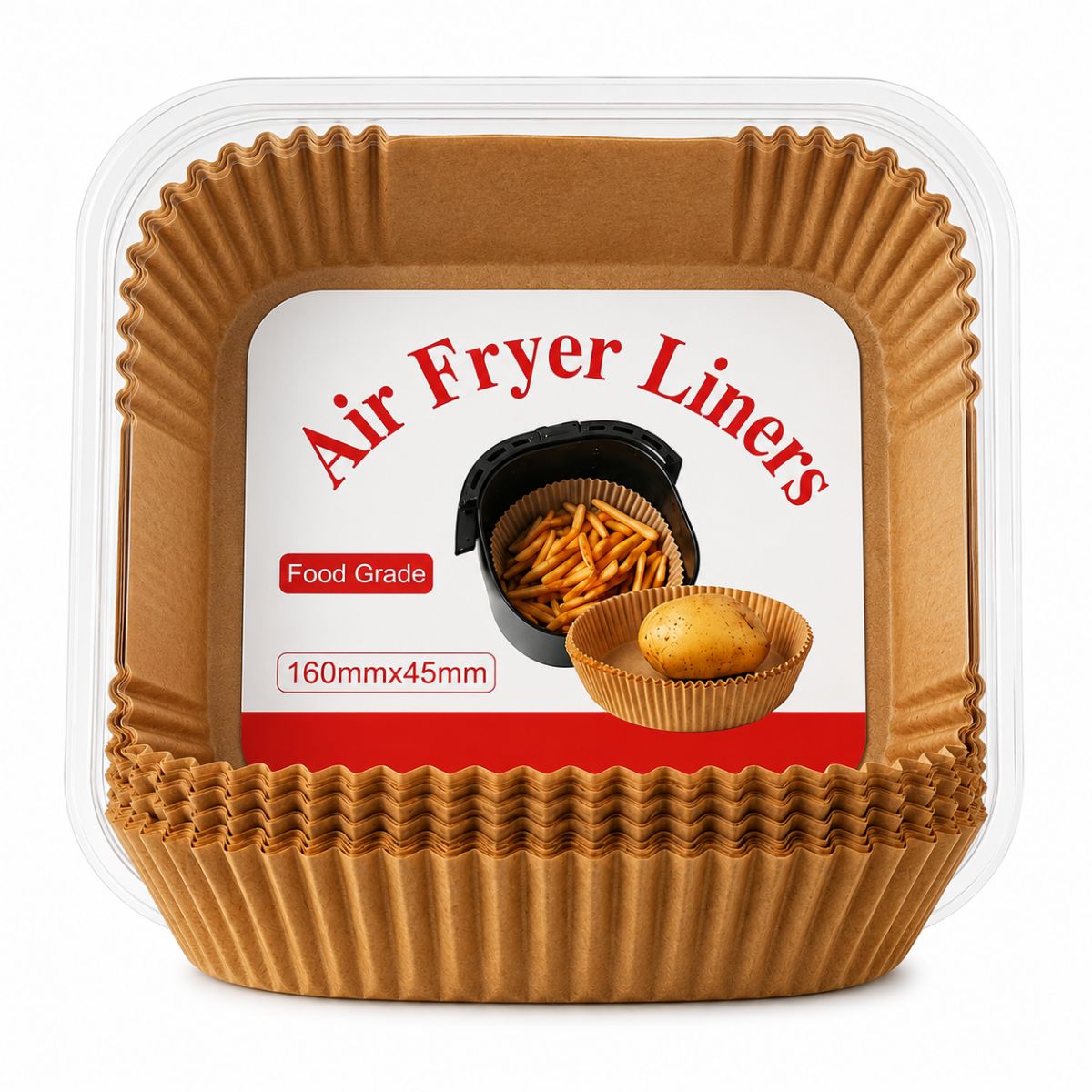 Forma de Papel Descartável para Air Fryer – Papel Grau Alimentício - A-81