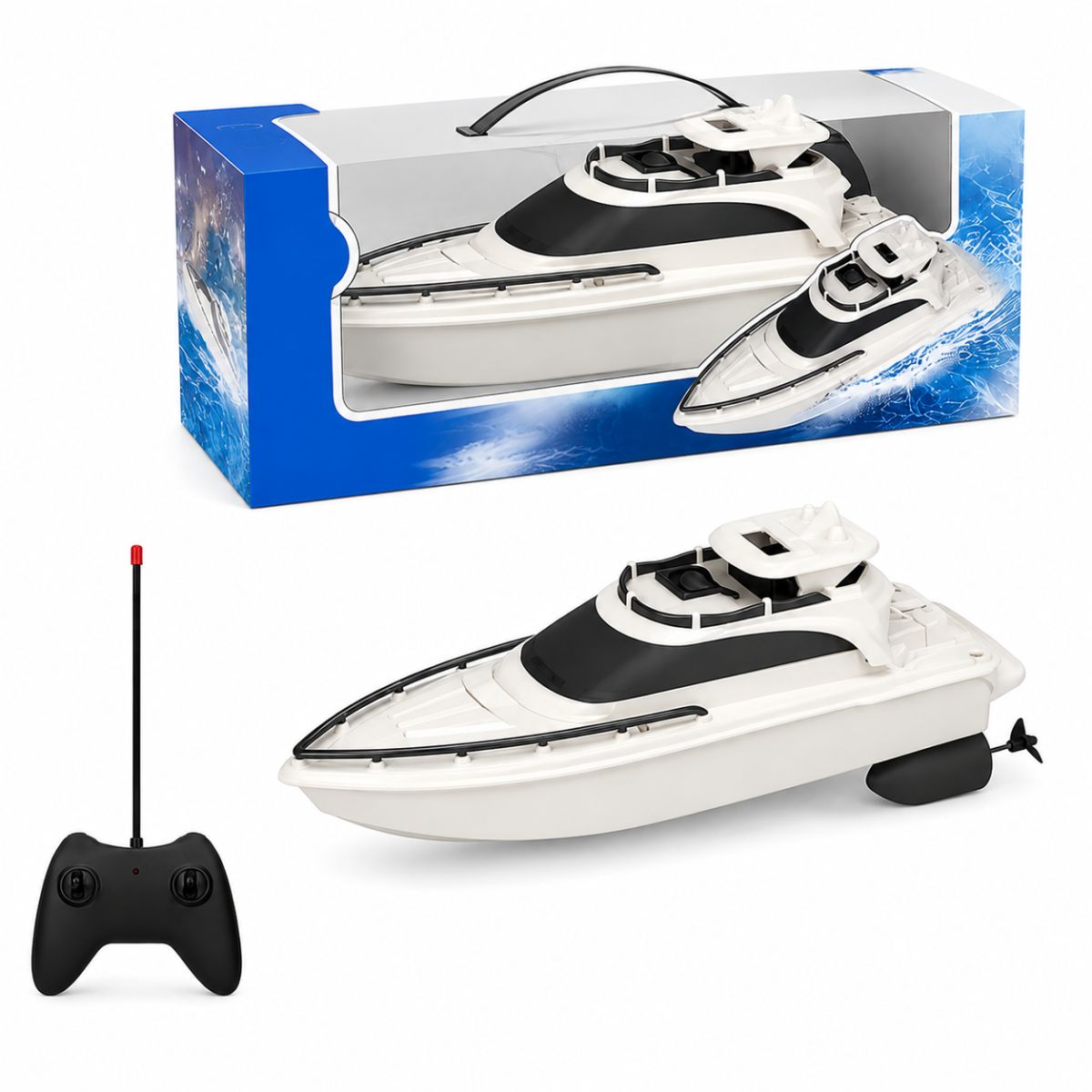 Lancha Speed Boat Infantil com Controle Remoto – Brinquedo Aquático - A361543