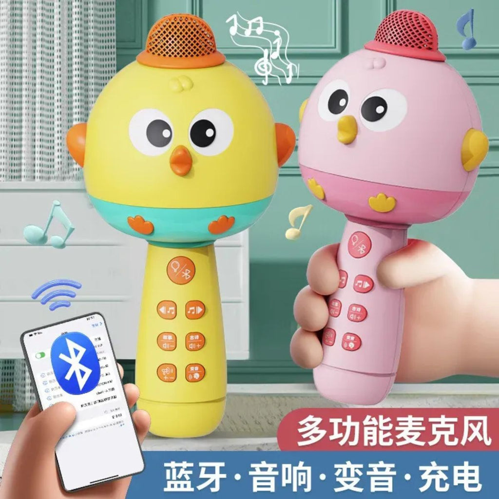 Microfone Infantil Bluetooth Karaokê Recarregável Jitterbug 2024