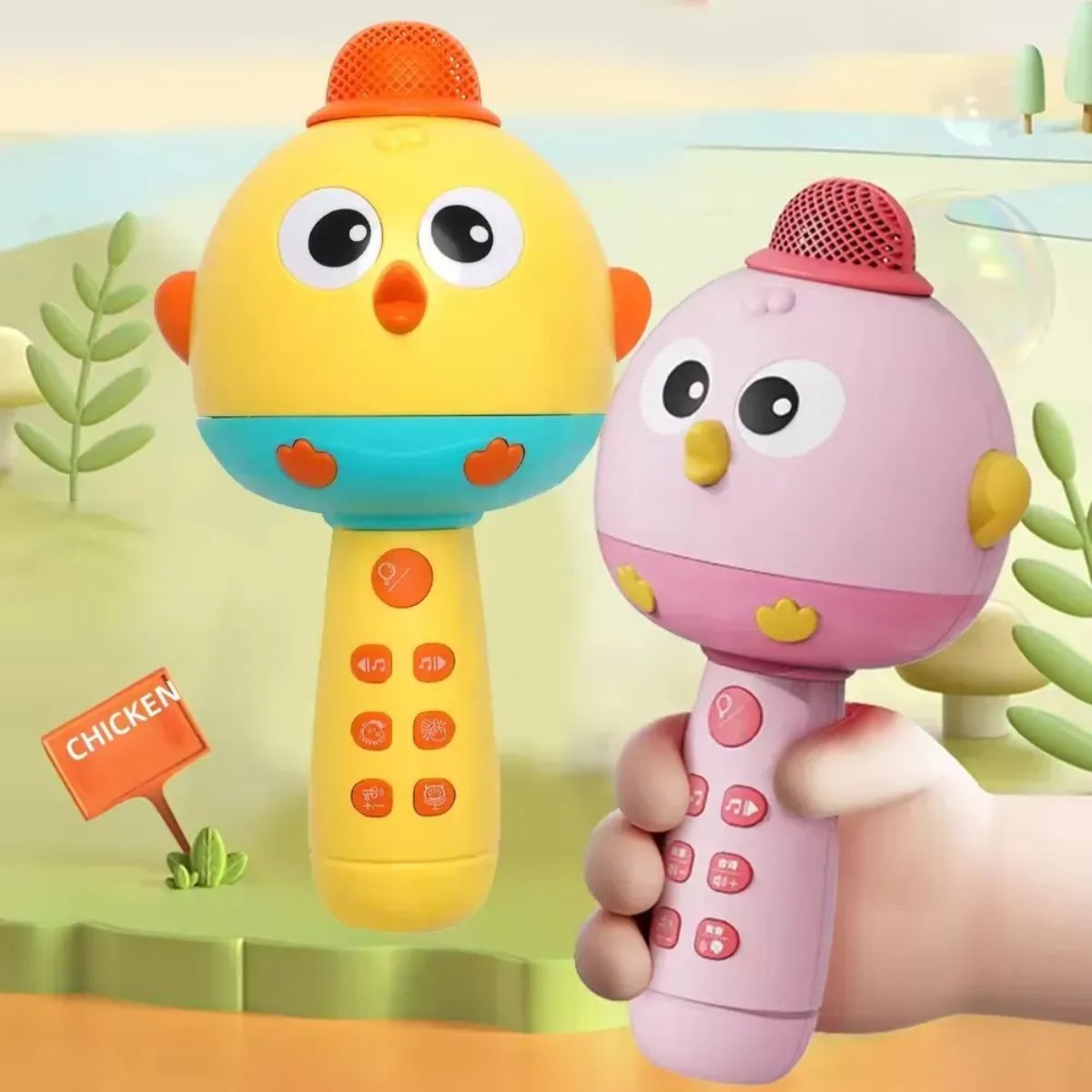 Microfone Infantil Bluetooth Karaokê Recarregável Jitterbug 2024