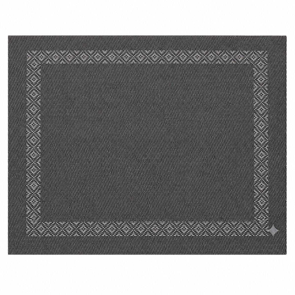 Jogo Americano Retangular Trançado Premium para Mesa Posta – Cinza - AJ-003