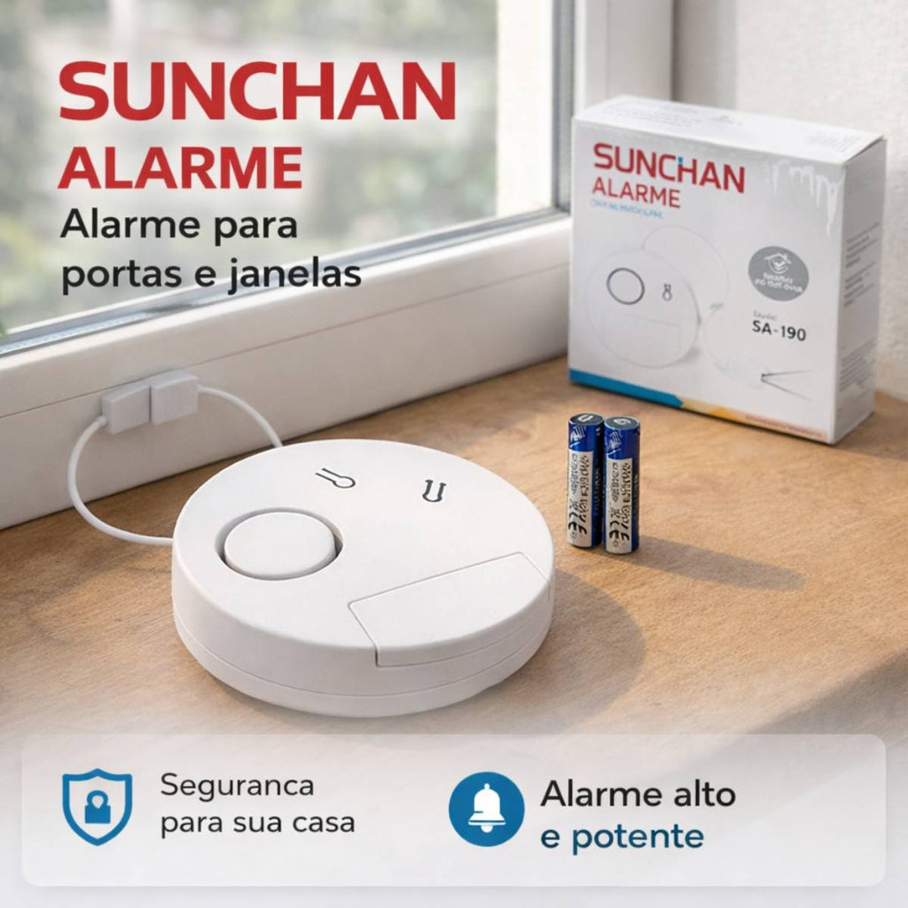 Alarme Sonoro Sensor Para Portas e Janelas - FDB00001