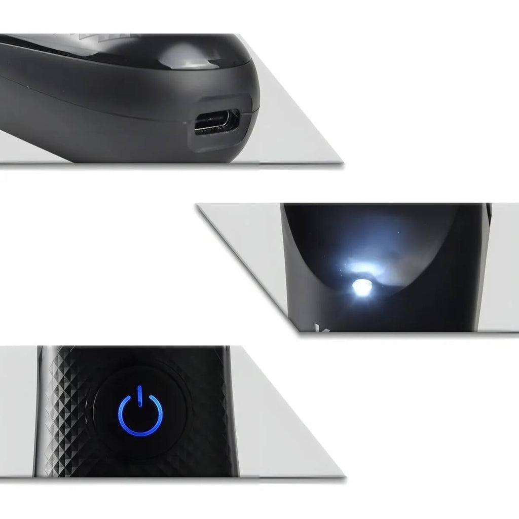 Aparador De Pelo Para Corpo E Rosto Kemei KM-1838 USB Lavável - SMJ-KM-1838