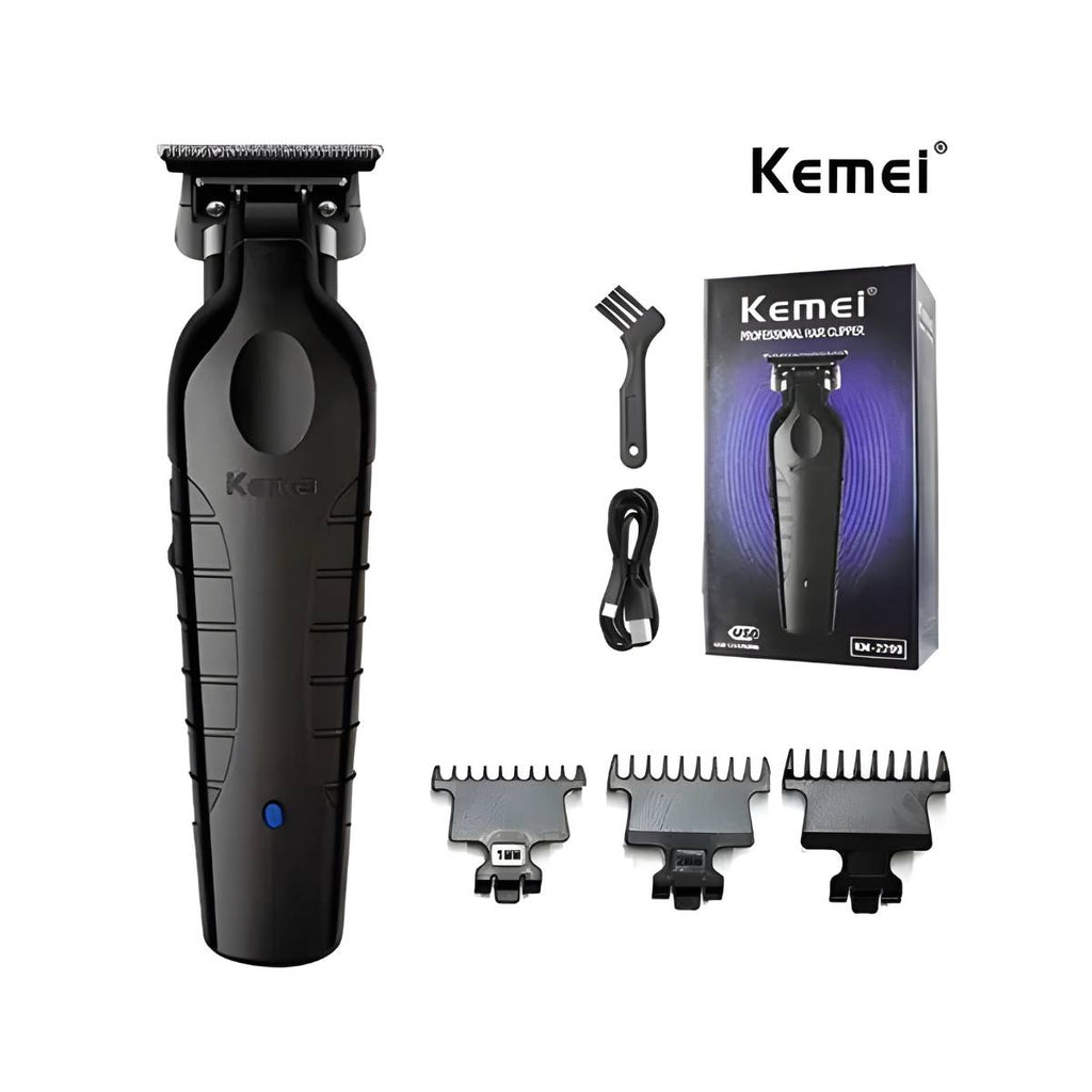 Aparador Elétrico Kemei KM-2299 para Cabelo e Barba Sem Fio