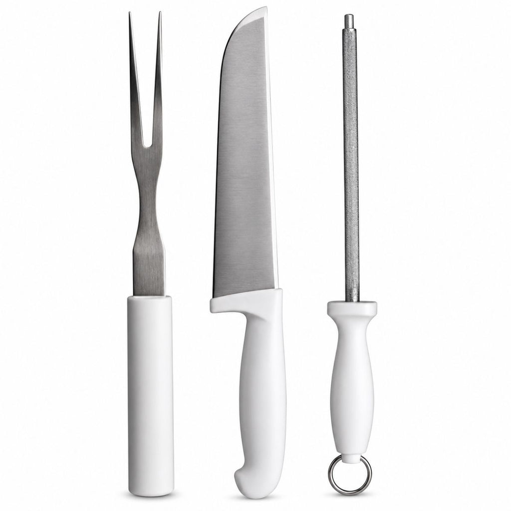 Conjunto de 3 Peças churrasco com faca e garfo - BM-9301