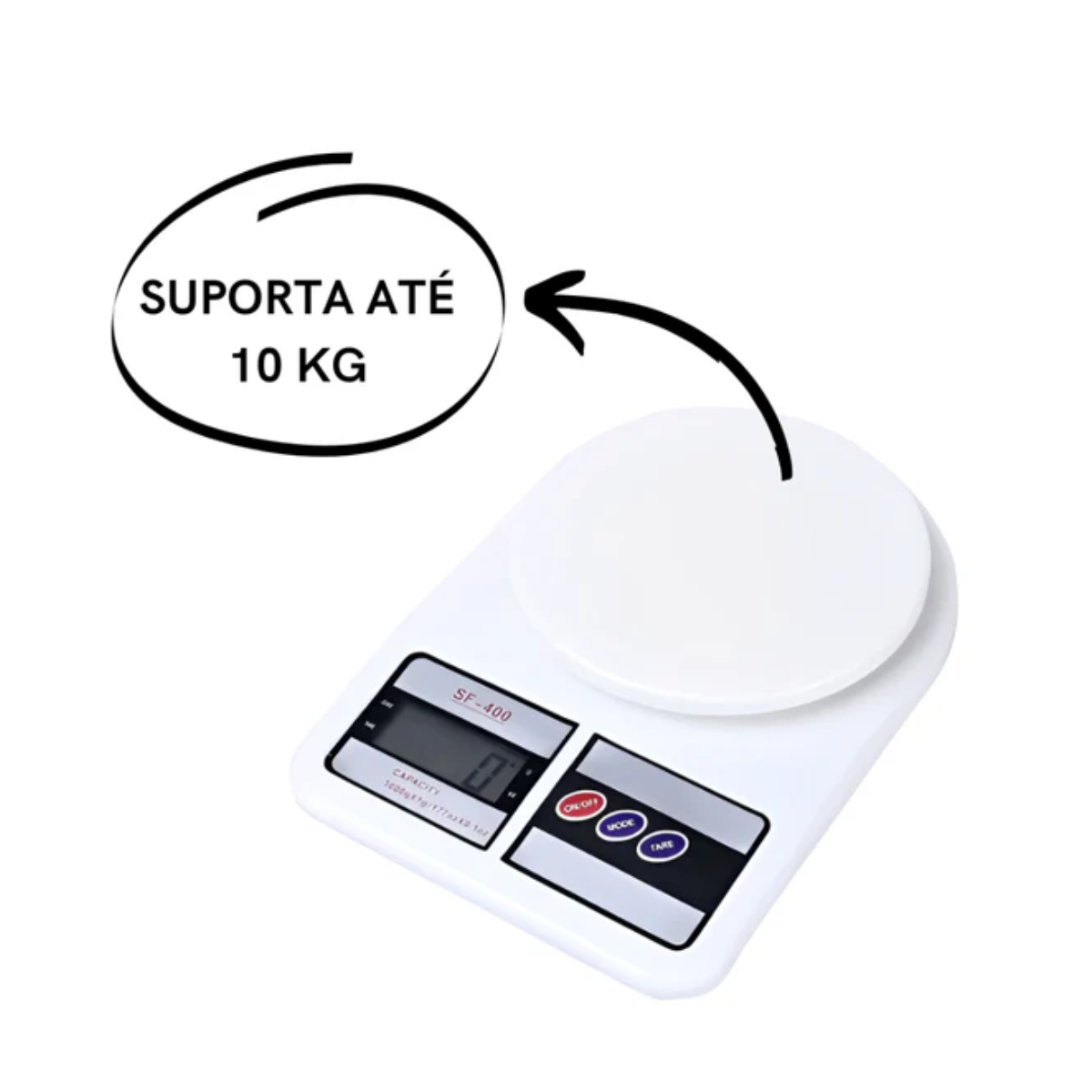 Balança Digital Cozinha Pilhas AA 10kg - CEA001