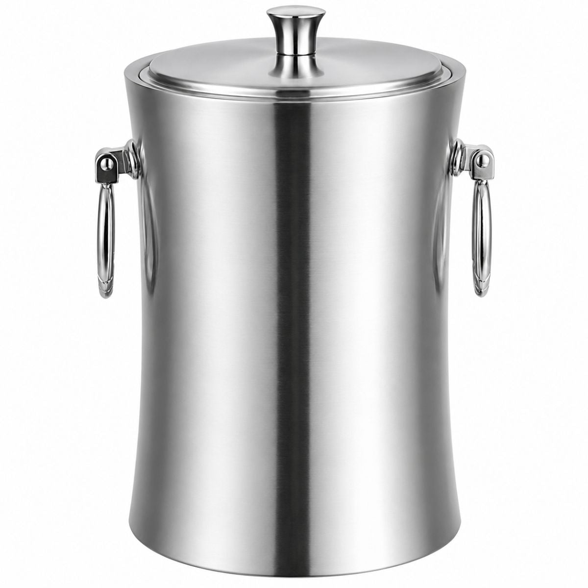 Balde de Gelo em Aço Inox 1 Litro Elegante e Resistente - XDX-56009