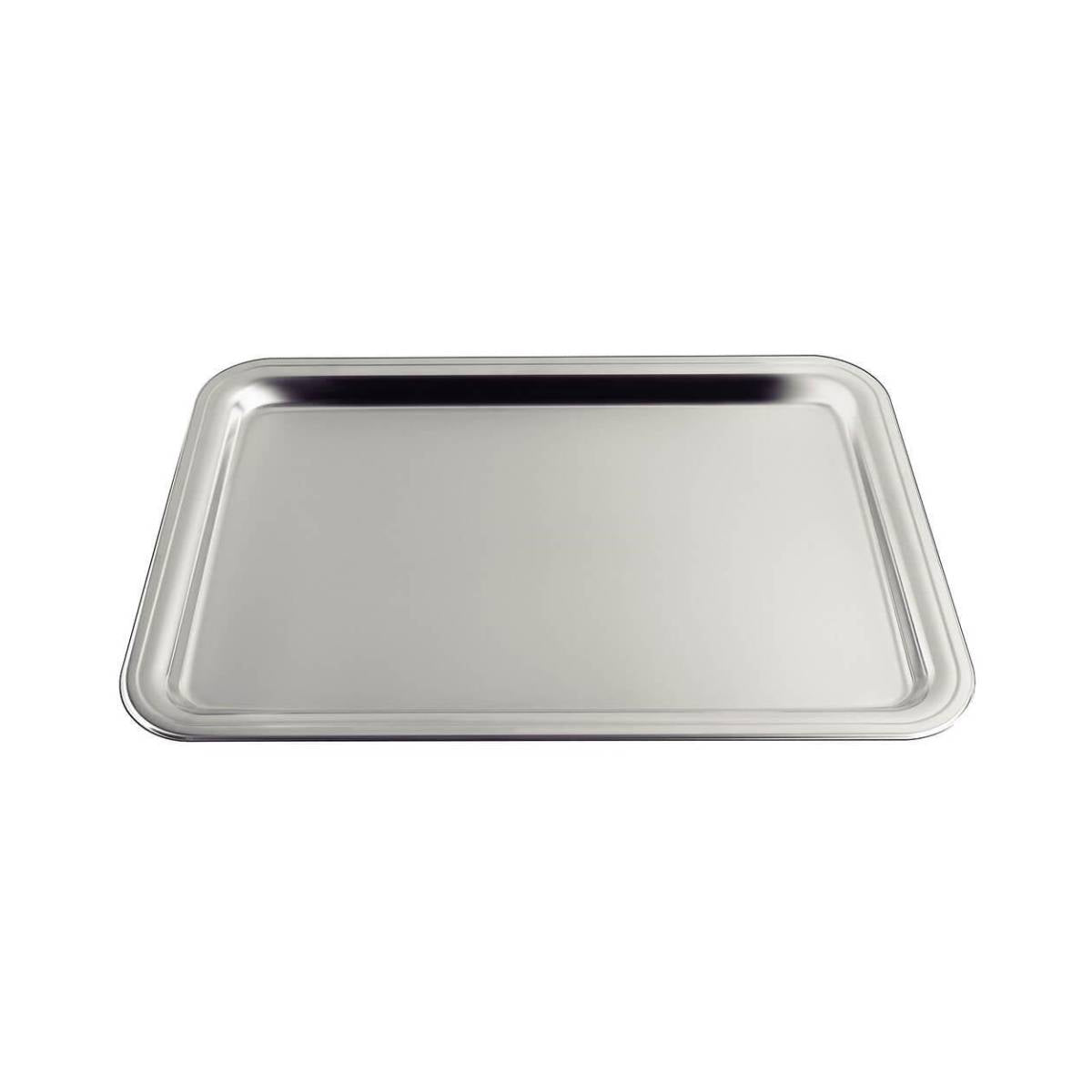 Bandeja Retangular LIsa em Aço Inox - XDX-716-0303