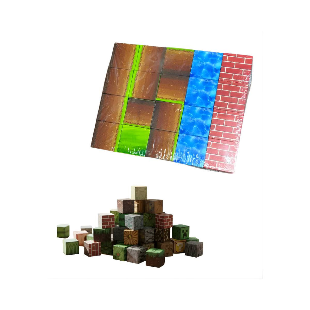 Blocos Magnéticos de Construção Minecraft com 192 Peças - TW883-192A