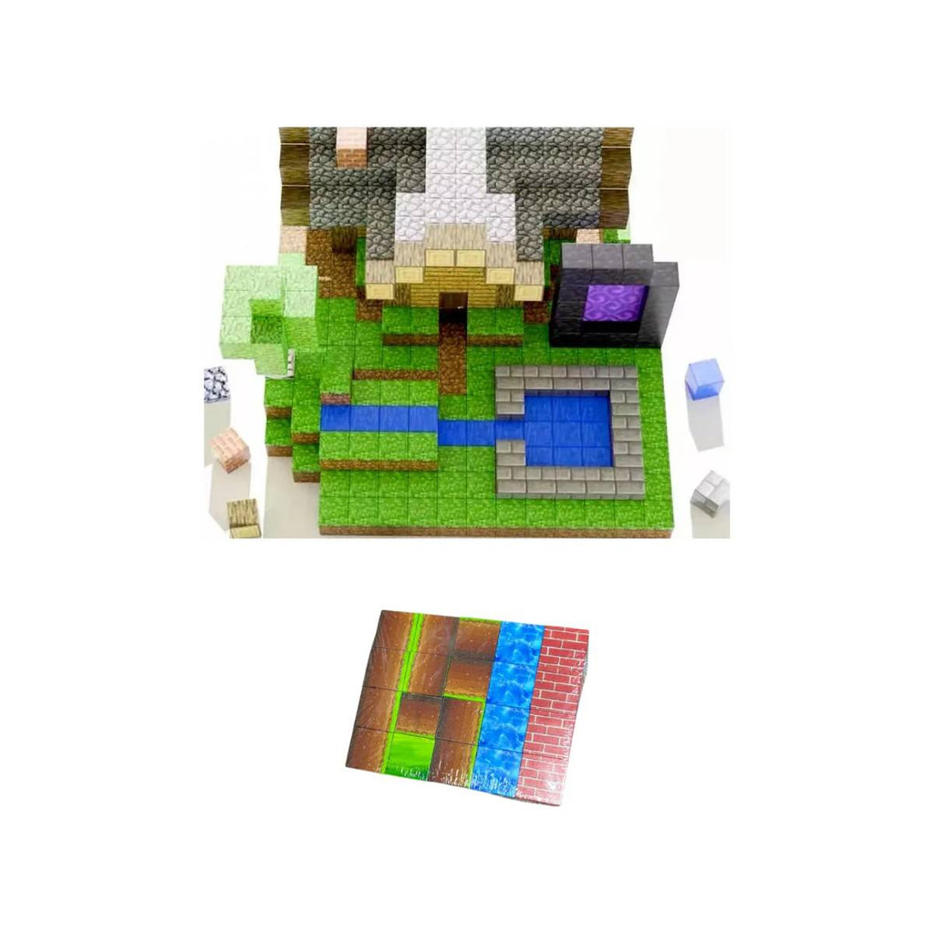 Blocos Magnéticos de Construção Minecraft com 192 Peças - TW883-192A