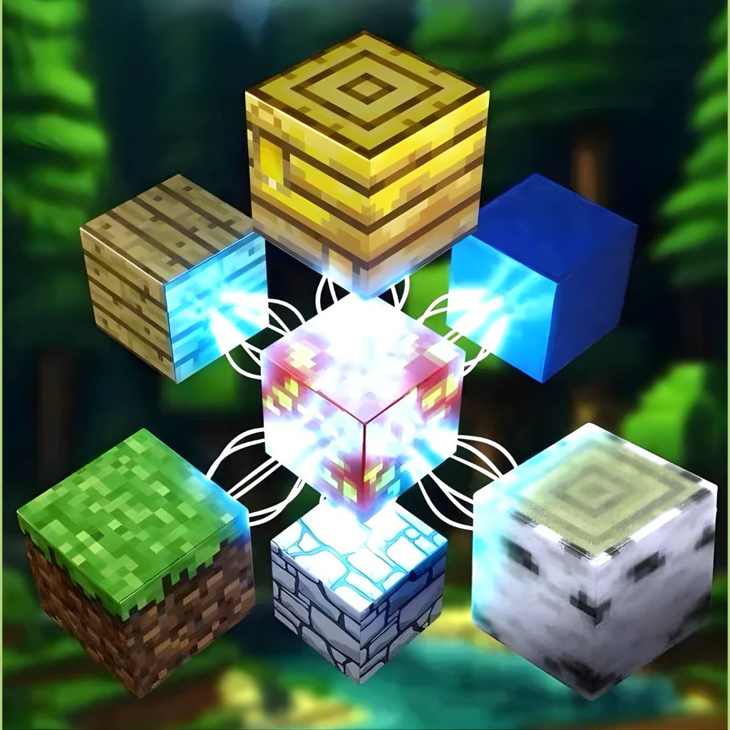 Blocos Magnéticos de Construção Minecraft com 192 Peças - TW883-192A