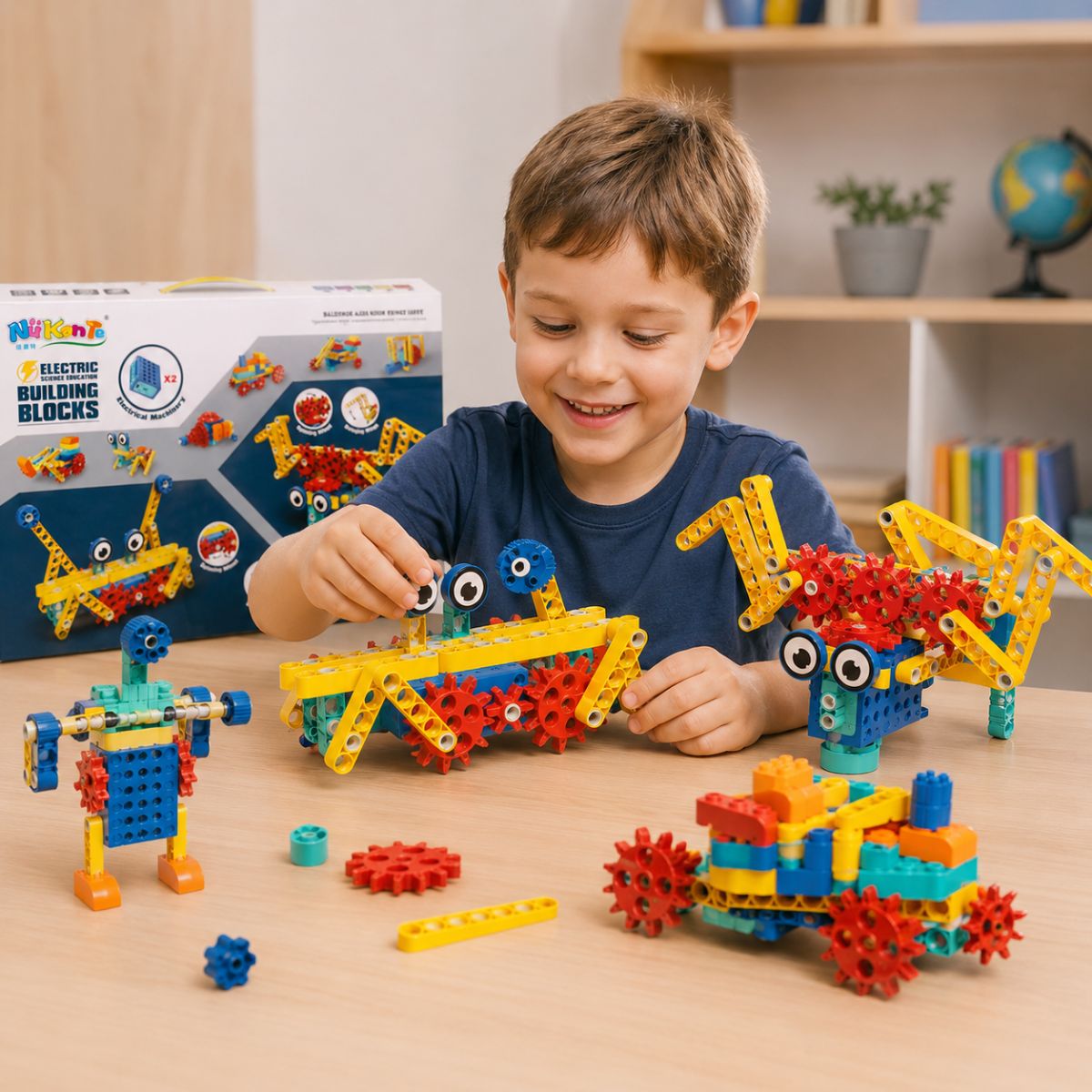 Blocos de Montar Educativos 344 Peças - TW886-363