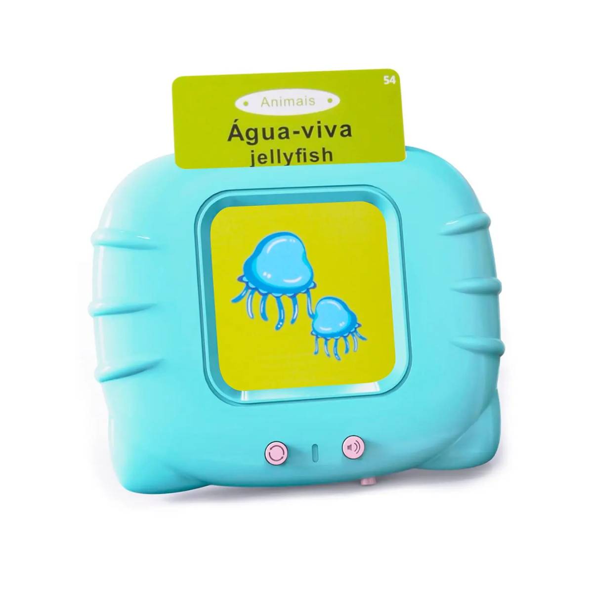 Brinquedo Alfabetização Cardkids 224 Inglês e Português - EM-1112A