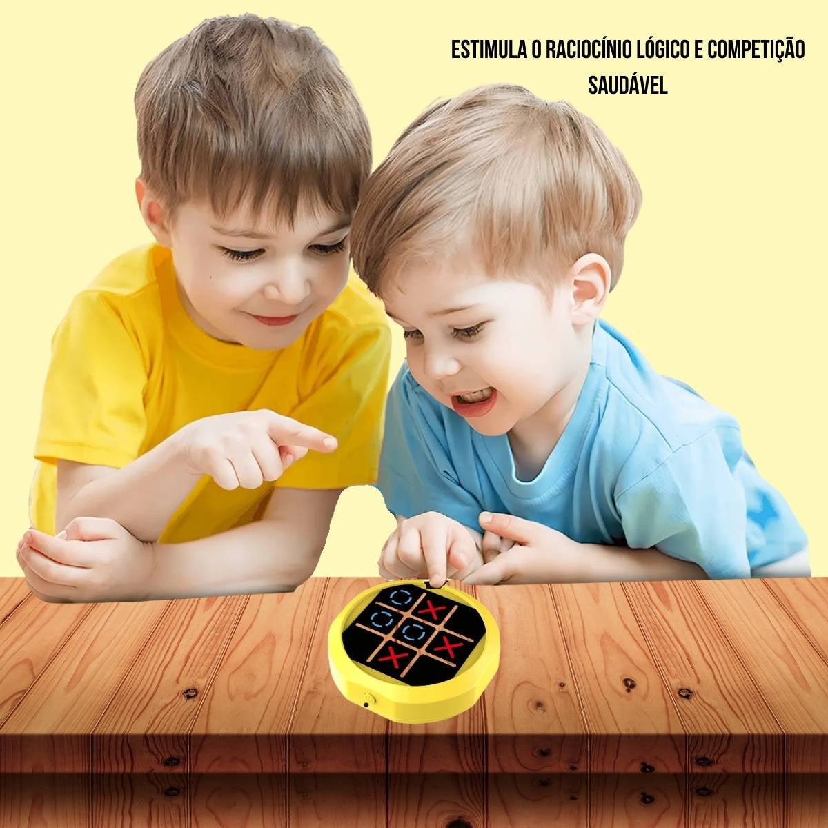 Brinquedo Educativo Eletrônico Digital Portátil 3 Em 1  Jogo Da Velha - TW882-4Y