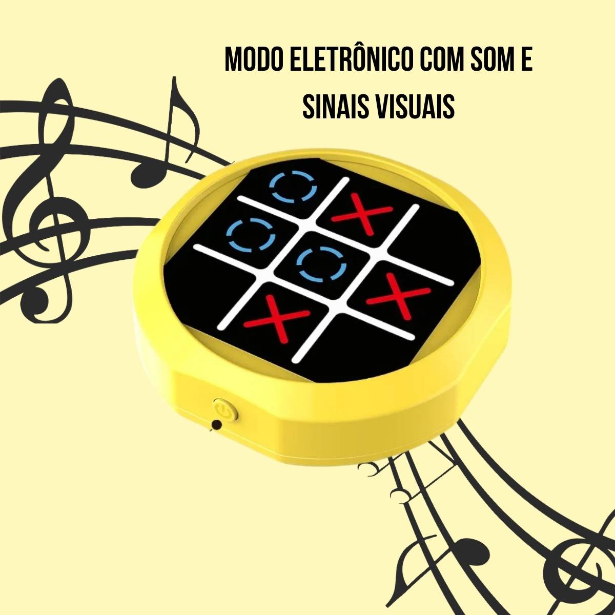 Brinquedo Educativo Eletrônico Digital Portátil 3 Em 1  Jogo Da Velha - TW882-4Y