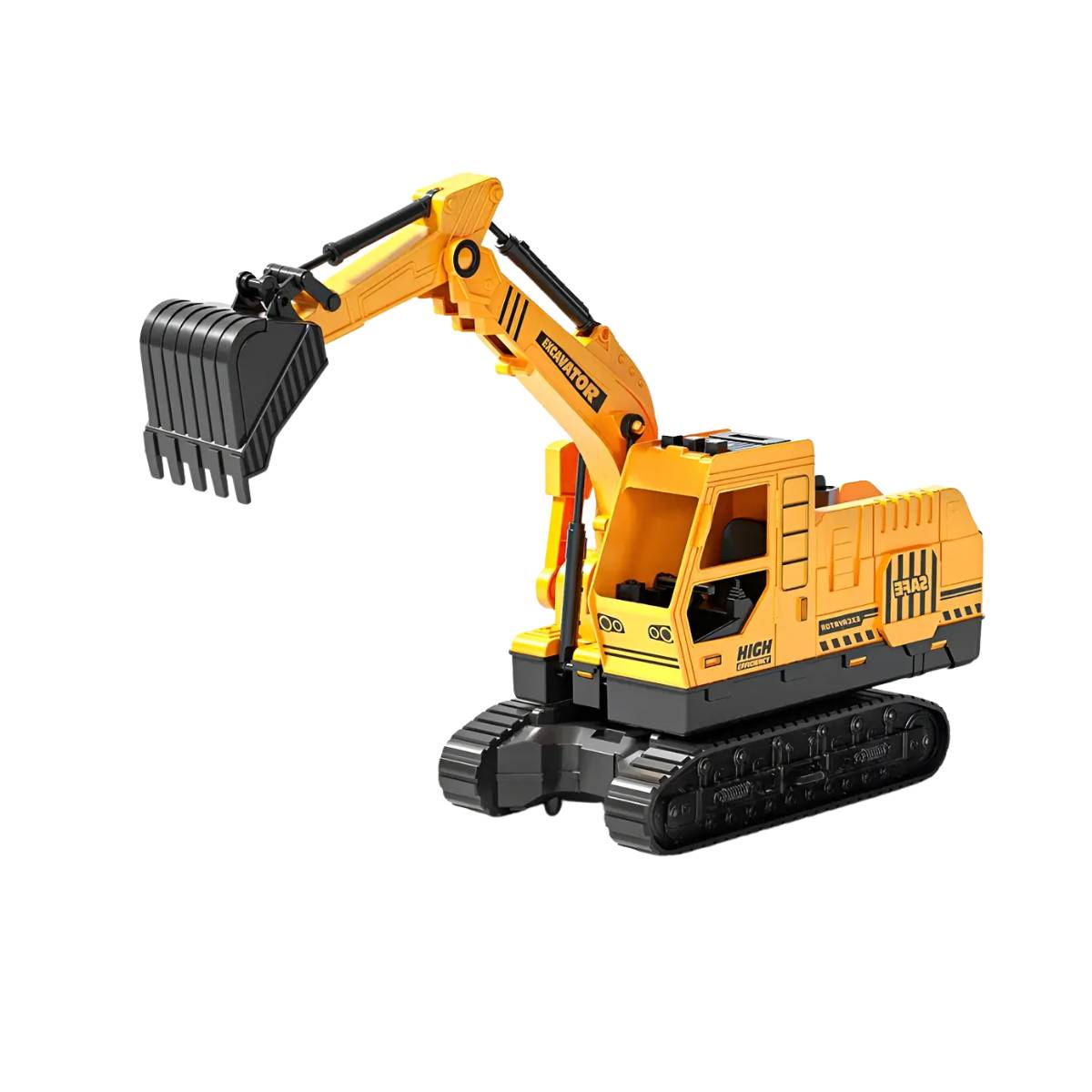 Brinquedo Escavadeira Articulada Pista Lança Carrinhos | XDX CHIC