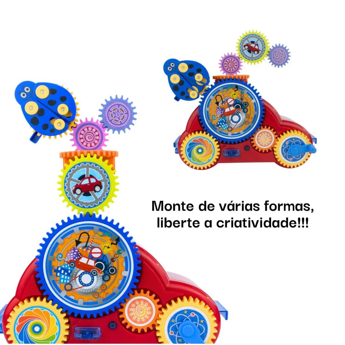 Conjunto Criativo de Engrenagens Elétricas 5 em 1 - JXT-88907