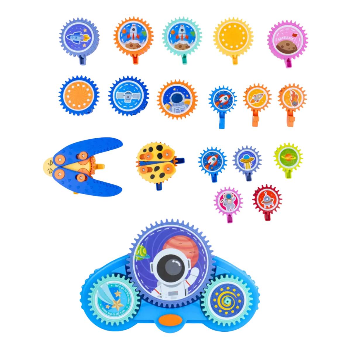 Brinquedo Montagem Com 18 Engrenagens Carro Elétrico Pequeno - JXT-88906