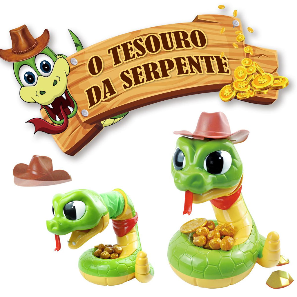 Brinquedo Cobra Interativa Infantil com Movimento e Sons - TW882-6