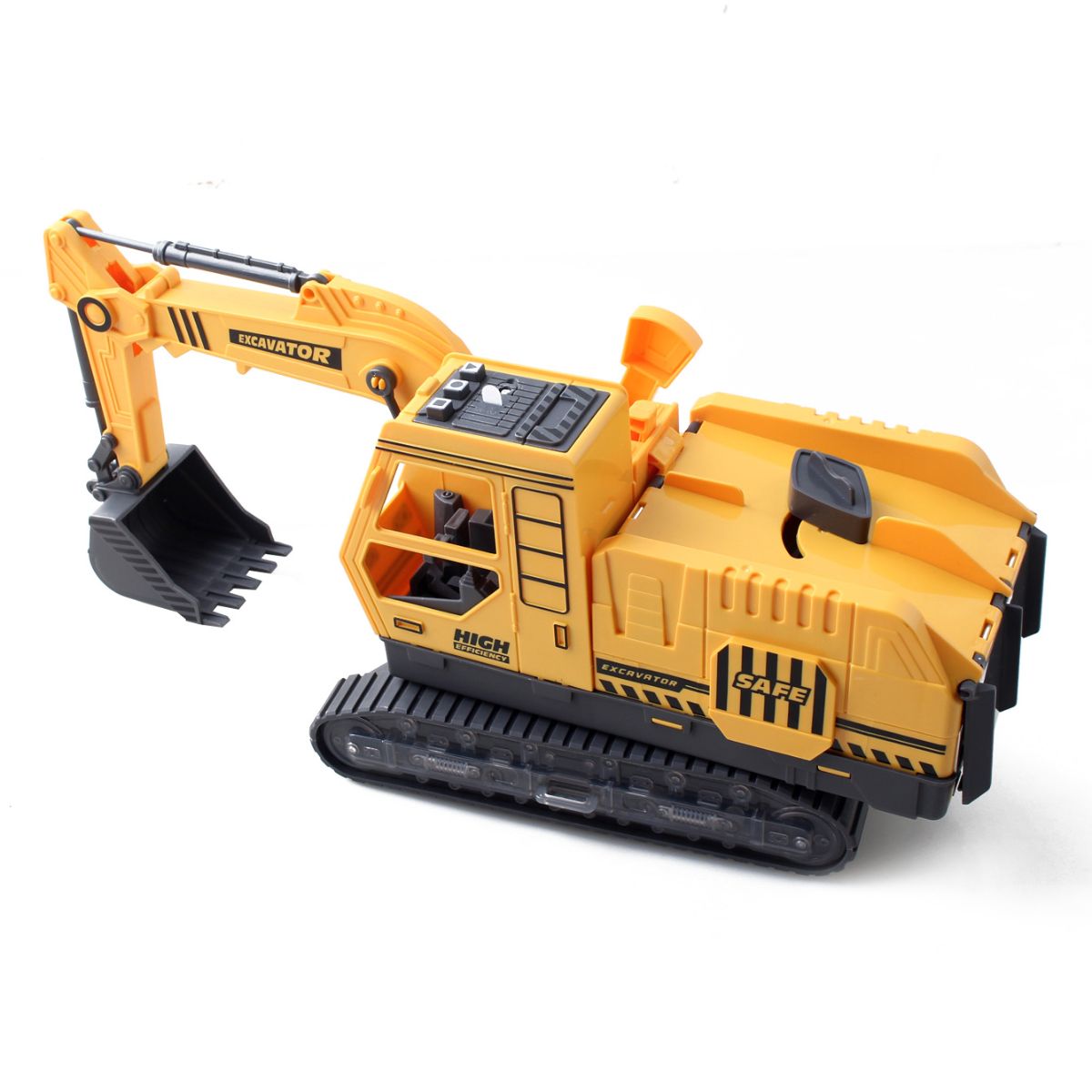 Brinquedo Escavadeira Articulada Pista Lança Carrinhos - TW880-3