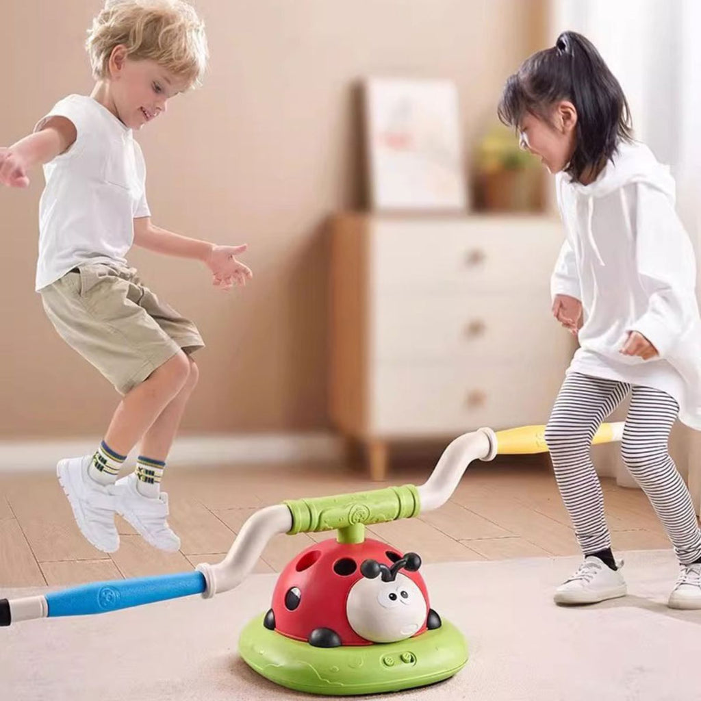 Brinquedo Infantil Educativo Joaninha 3 Em 1 Jogo Acerta Argola  - TW884-1