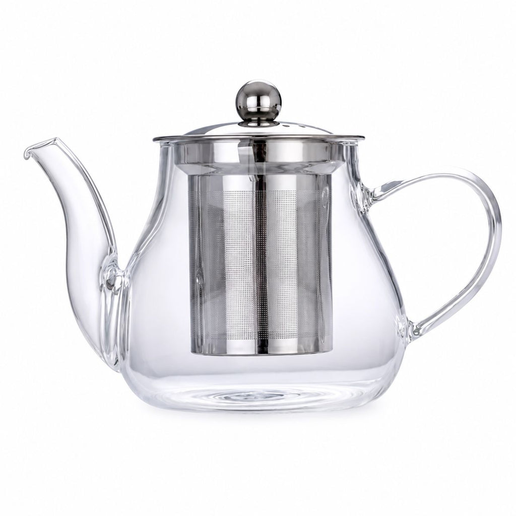 Bule para Chá em Vidro com Filtro de Aço Inox – Design Elegante e Funcional - XDX-823-2