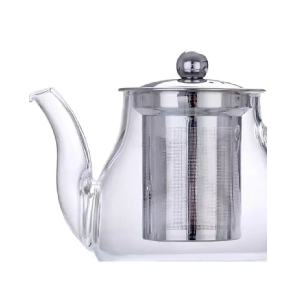 Bule para Chá em Vidro com Filtro de Aço Inox – Design Elegante e Funcional - XDX-823-2