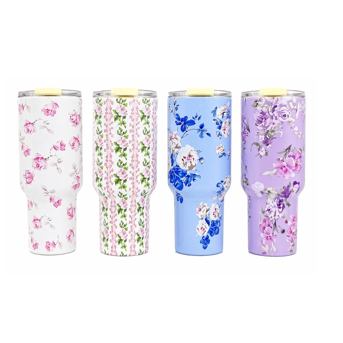 Copo Térmico 1200ml Estampado Floral com Design Moderno - CGT4067