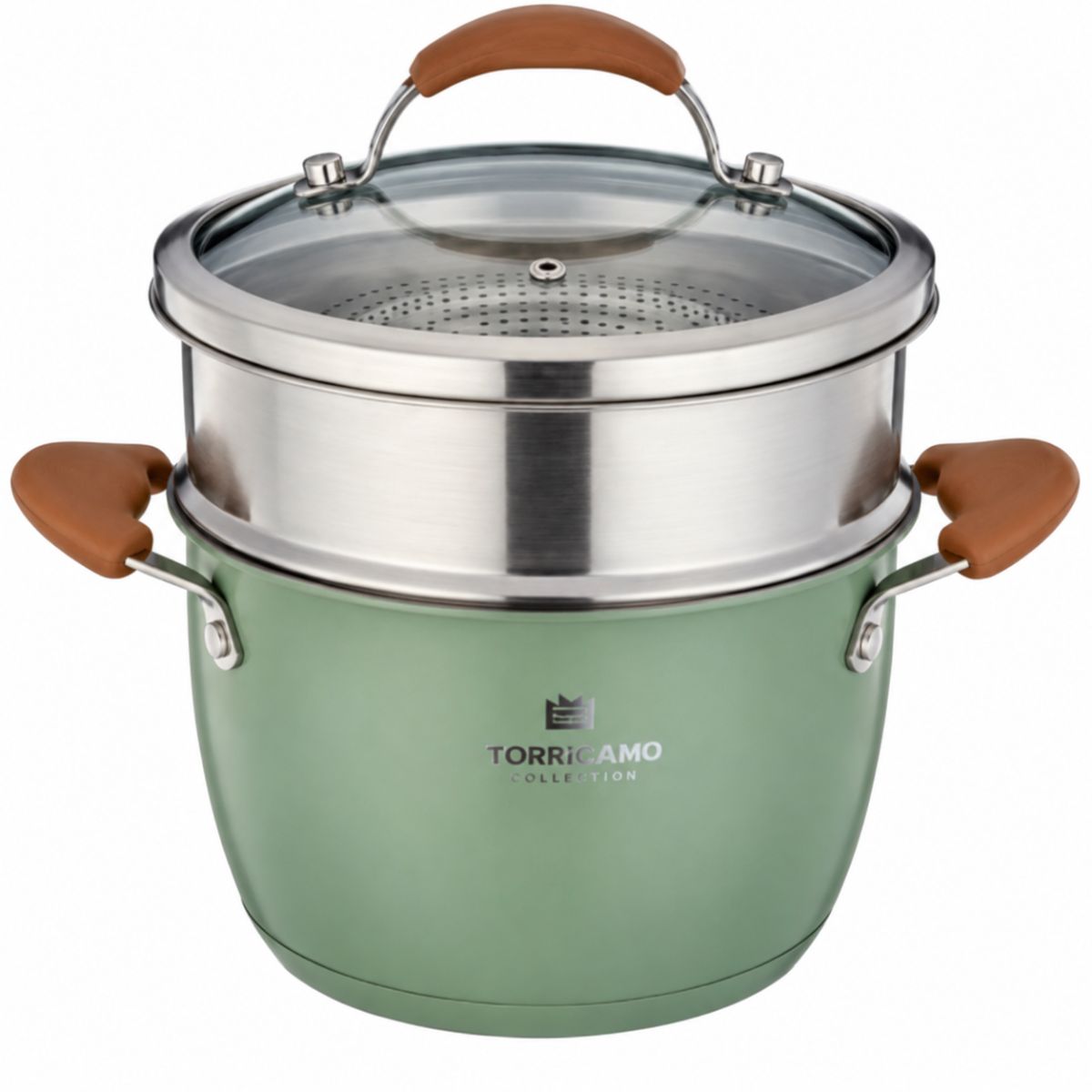 Panela para Cozinhar a Vapor com Tampa de Vidro – Modelo Chinês - CPN0080