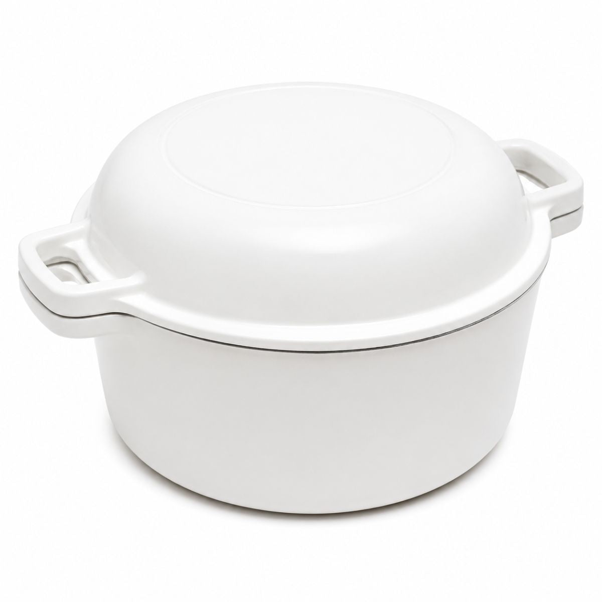 Caçarola Redonda em Ferro Fundido Esmaltado com Tampa 26cm - IPA00083