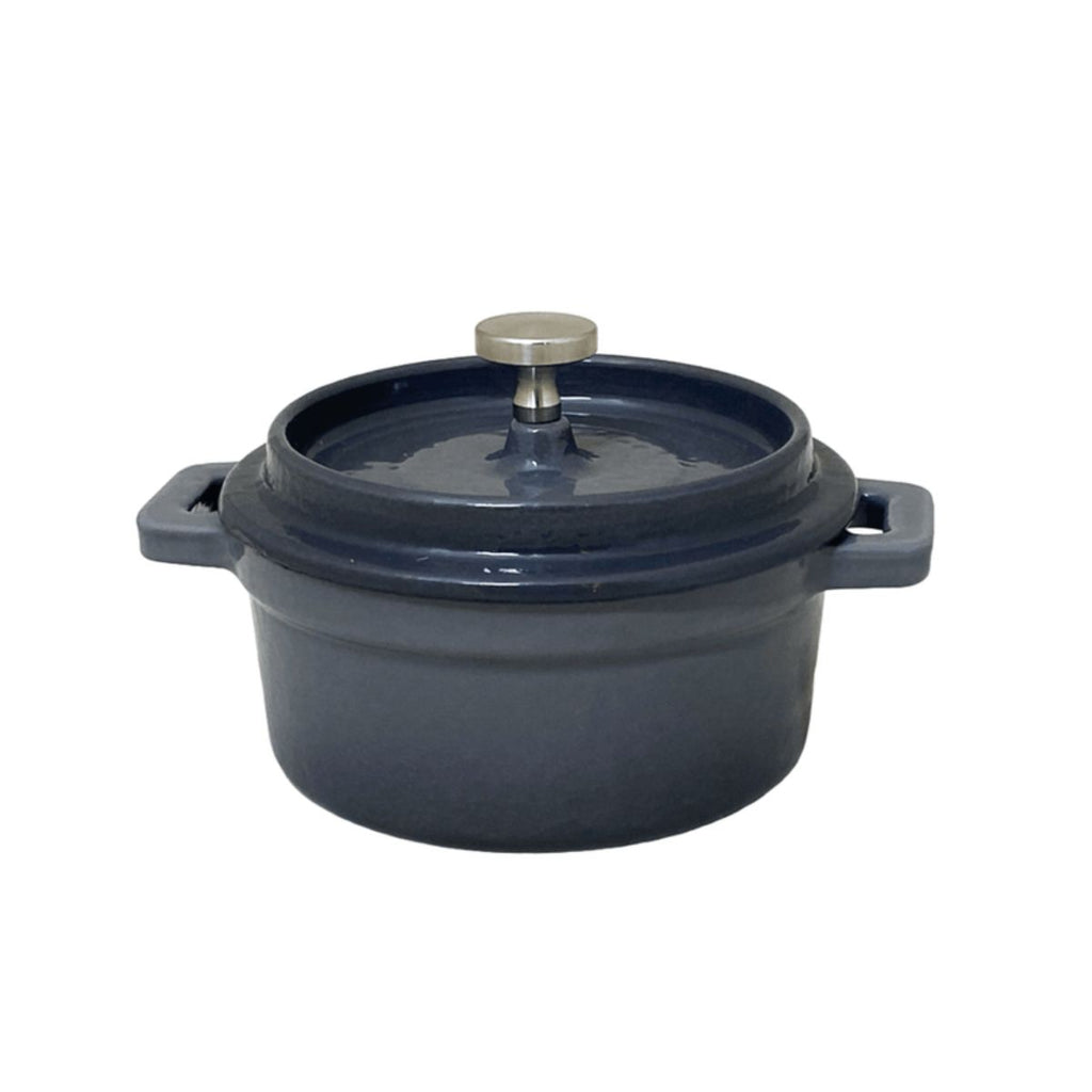 Caçarola de Ferro Fundido Esmaltada Azul - CPN0072
