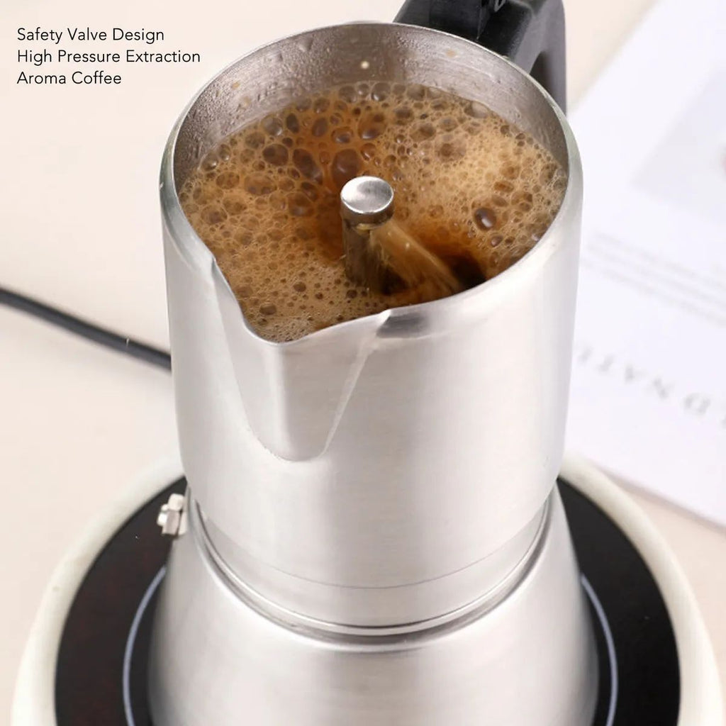 Cafeteira Moka em Aço Inox - YS-910