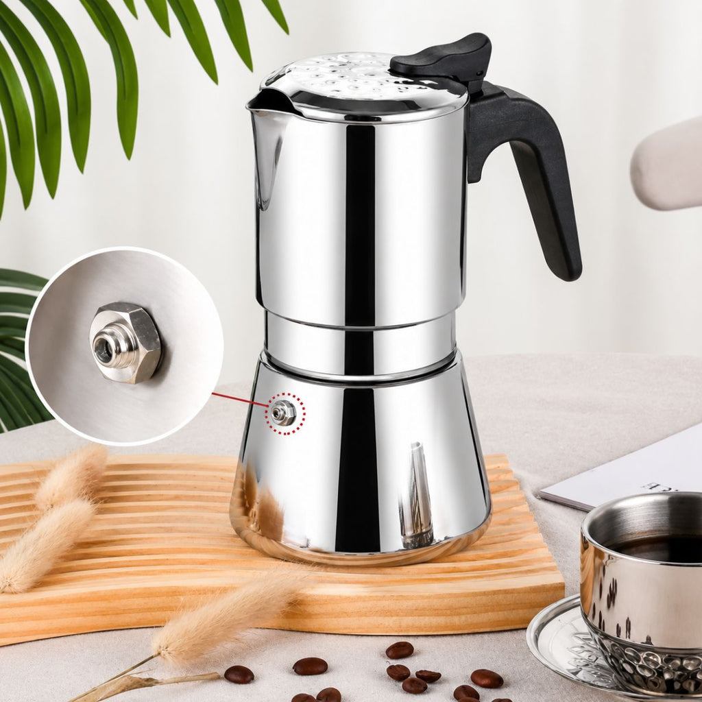 Cafeteira Moka em Aço Inox - YS-910