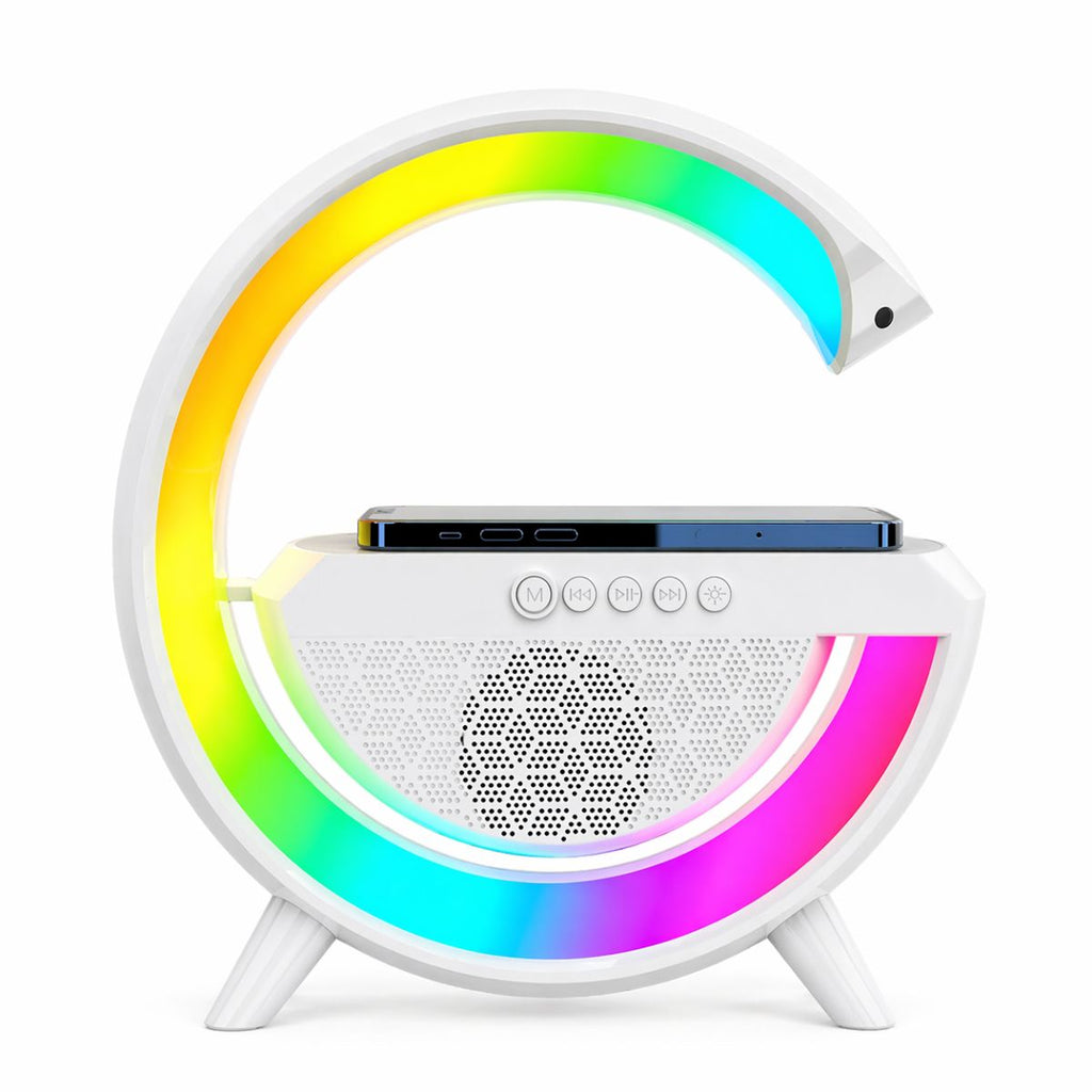 Caixa de Som Bluetooth com Luz LED e Suporte para Celular - BT2301