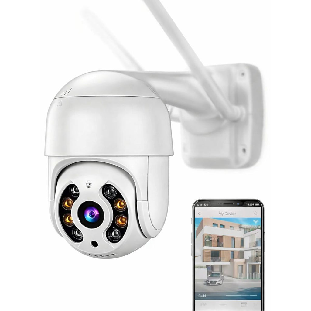 Câmera Externa de Segurança com Wi-fi Giratória 360° Full HD - BO-A8（M1）