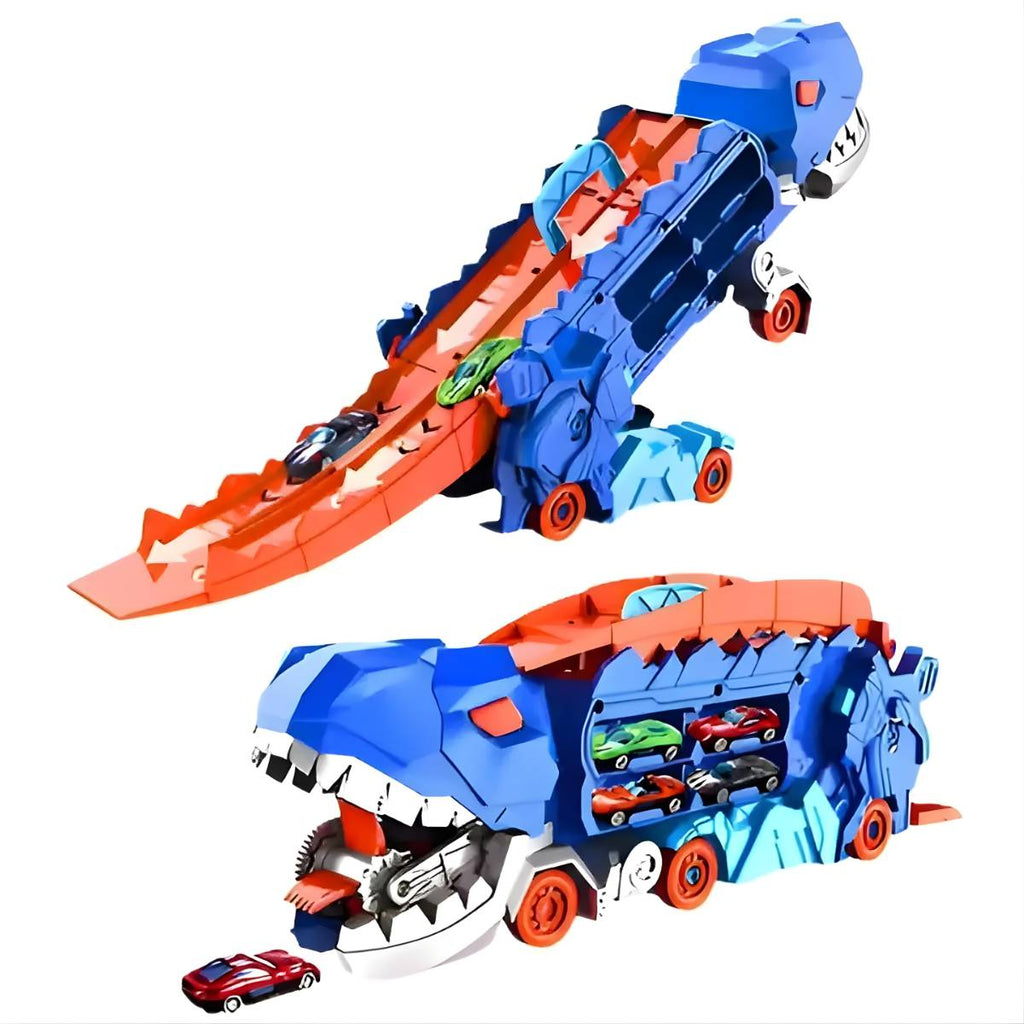 Caminhão T-Rex Pista Maleta Com 4 Carrinhos - TW880-1