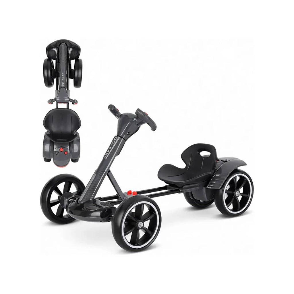 Carrinho Elétrico Infantil Tipo Kart – Dobrável e Ajustável (2–7 anos) -UCC-0001