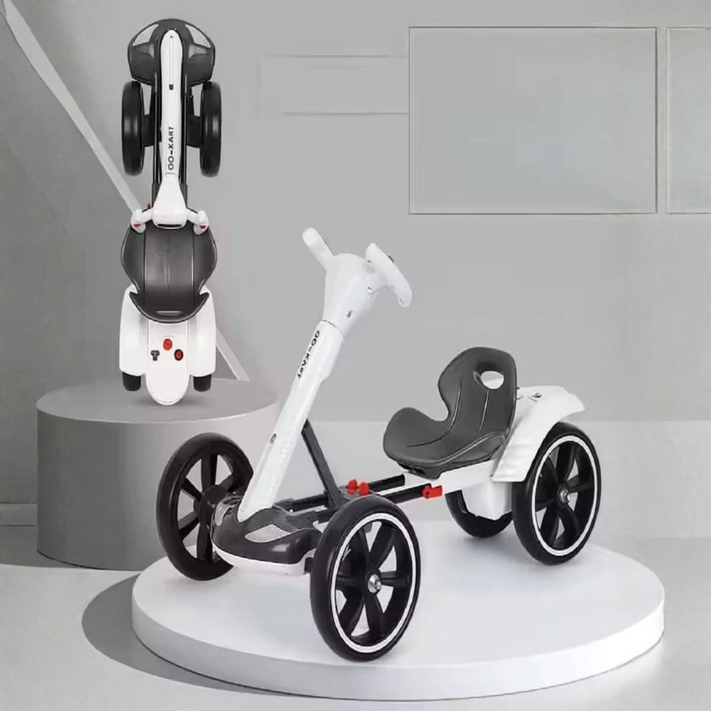 Carrinho Elétrico Infantil Tipo Kart – Dobrável e Ajustável (2–7 anos) -UCC-0001