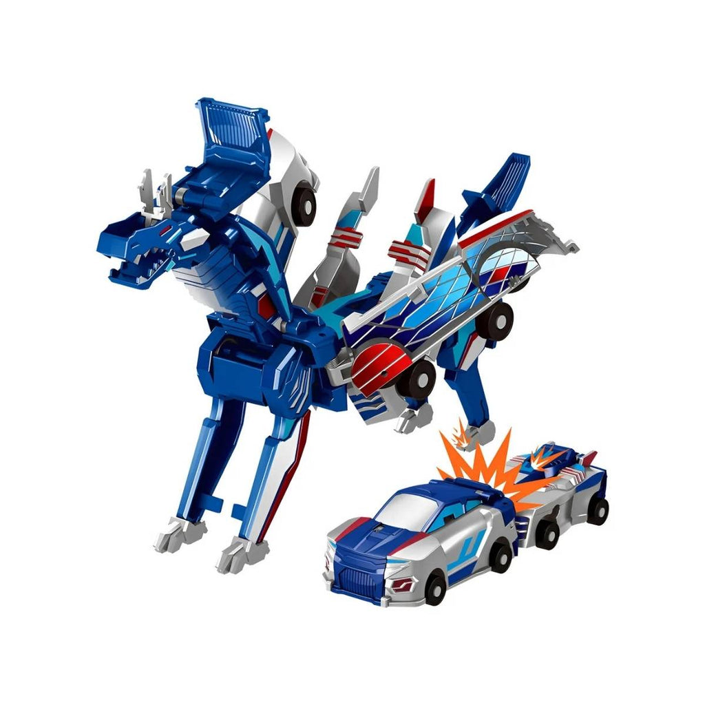 Carrinho Transformável 2 em 1 Magnético – Vira Dragão ao Bater - TW884-5/6