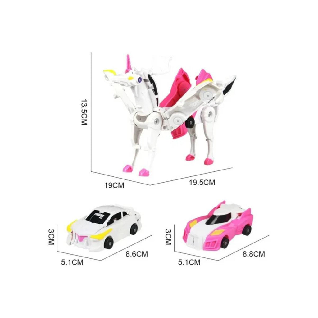 Carrinho Transformável 2 em 1 Magnético – Vira Dragão ao Bater - TW884-5/6