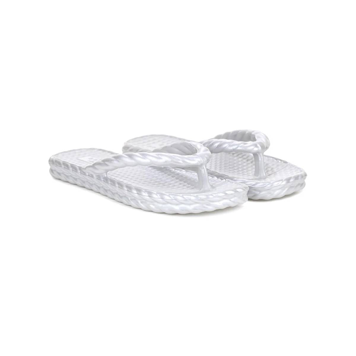 Chinelo EVA Trançado Branco Feminino - W820-02