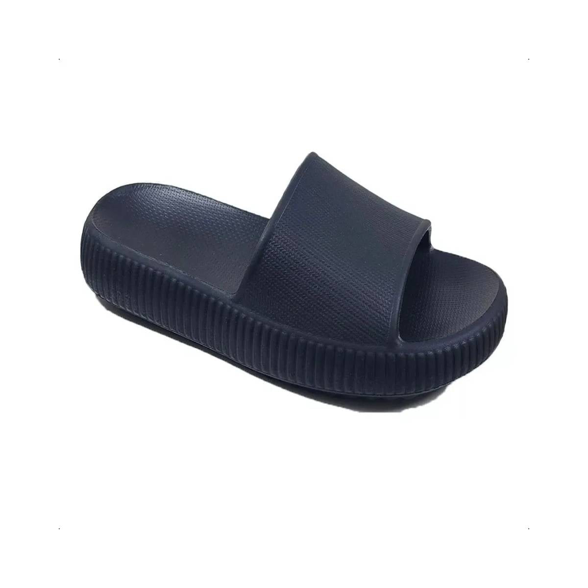 Chinelo Nuvem Preto Antiderrapante Unissex - W23107-04