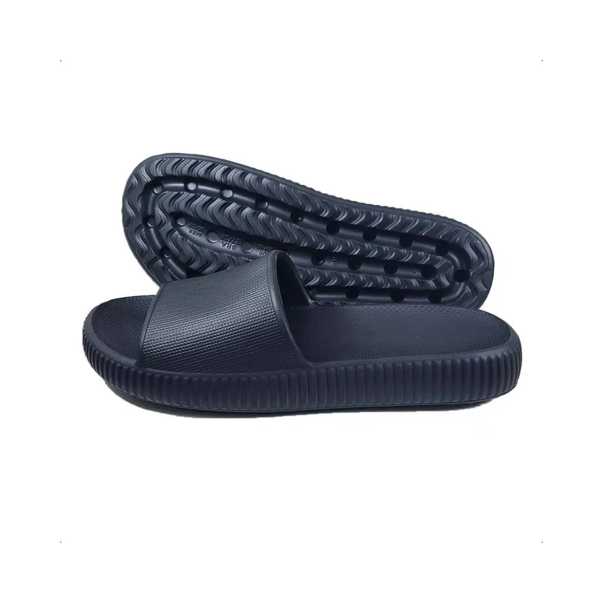 Chinelo Nuvem Preto Antiderrapante Unissex - W23107-04
