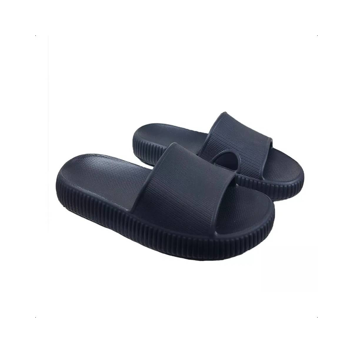 Chinelo Nuvem Preto Antiderrapante Unissex - W23107-04