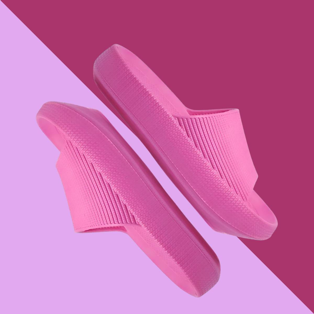 Chinelo Nuvem Rosa-Escuro Antiderrapante Unissex - W23107-09