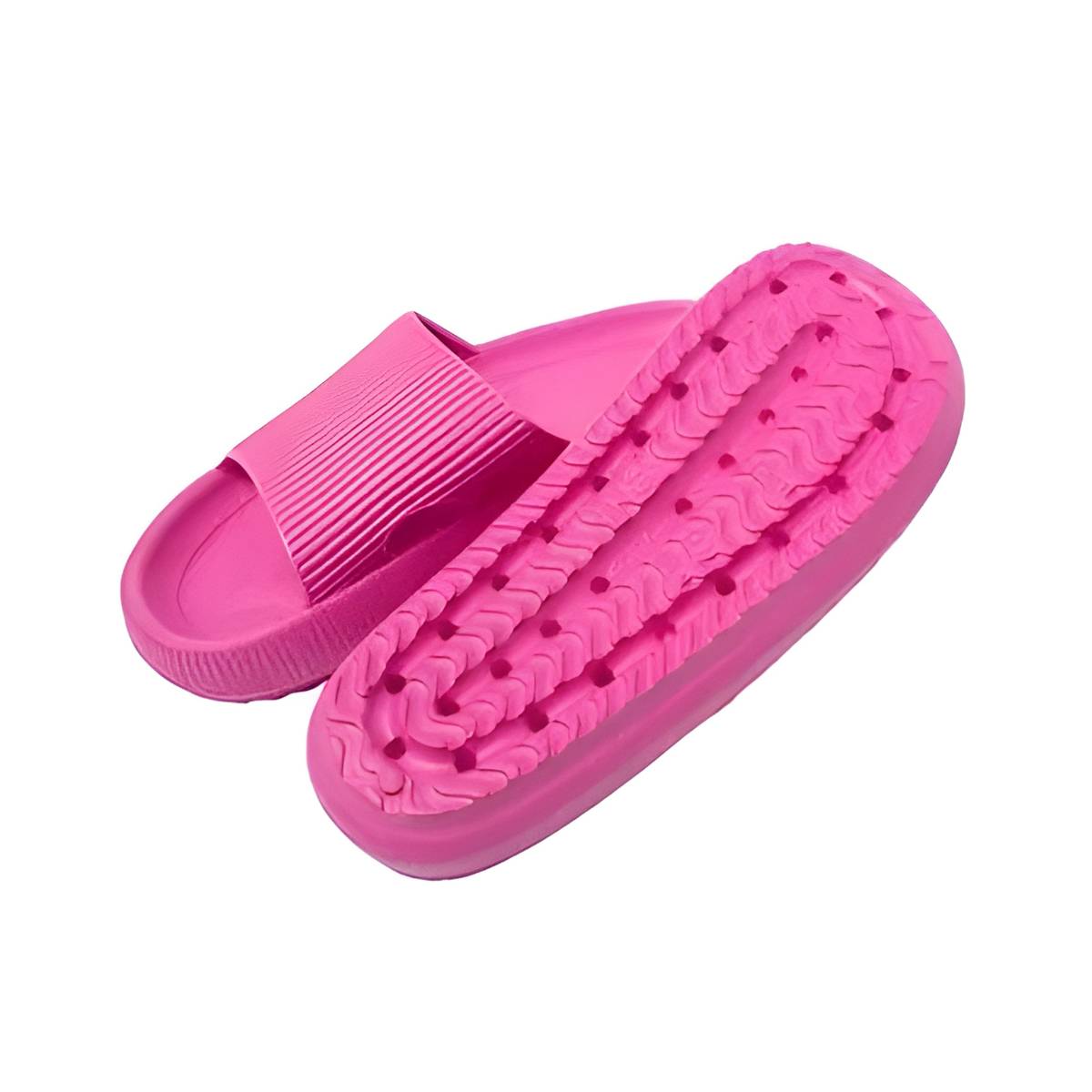 Chinelo Nuvem Rosa-Escuro Antiderrapante Unissex - W23107-09